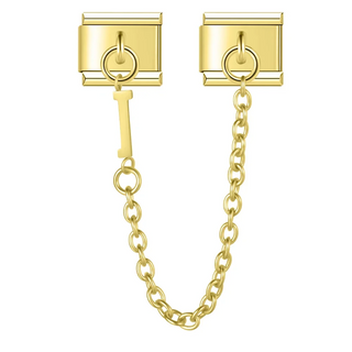 CHARM COLGANTE ORO LETRA I