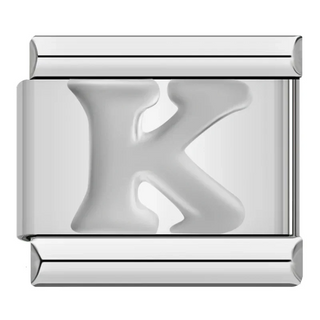 CHARM LETRA K PLATA