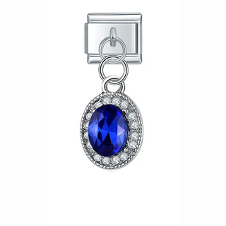 CHARM COLGANTE PIEDRA AZUL