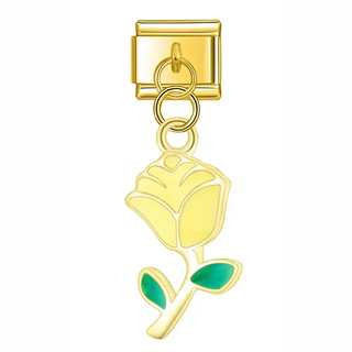 CHARM COLGANTE FLOR ORO