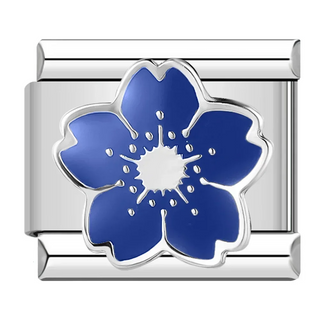 CHARM FLOR AZUL