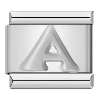 CHARM LETRA A PLATA