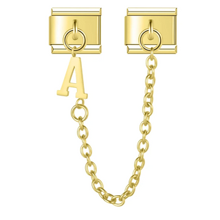 CHARM COLGANTE ORO LETRA A