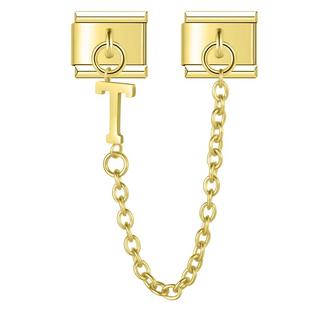 CHARM COLGANTE ORO LETRA T