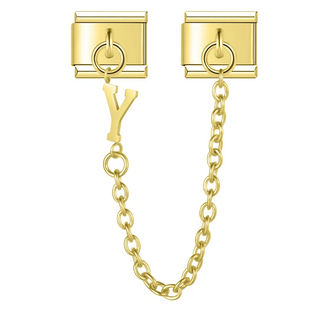 CHARM COLGANTE ORO LETRA Y