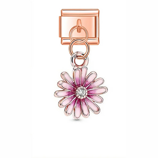 CHARM COLGANTE FLOR COBRE