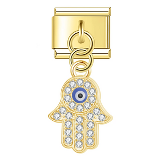 CHARM COLGANTE MANO DE FÁTIMA DORADA