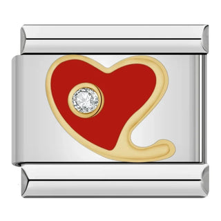 CHARM CORAZON CON PERLA