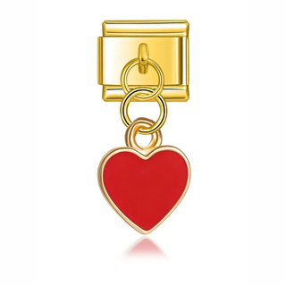 CHARM COLGANTE CORAZÓN ORO