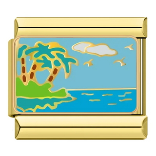 CHARM ISLA PALMERAS ORO