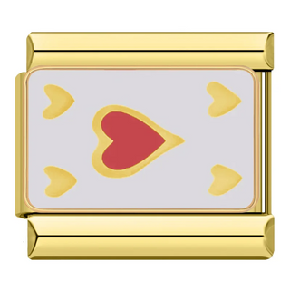 CHARM CORAZONES ORO