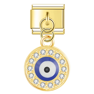 CHARM COLGANTE OJO TURCO ORO
