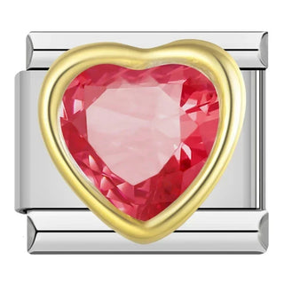 CHARM CORAZÓN ROJO PERLA