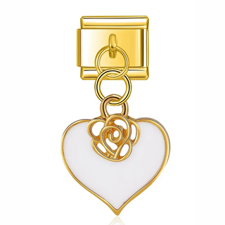 CHARM COLGANTE CORAZÓN ORO