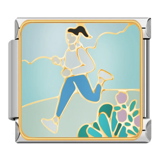 CHARM MUJER TROTANDO