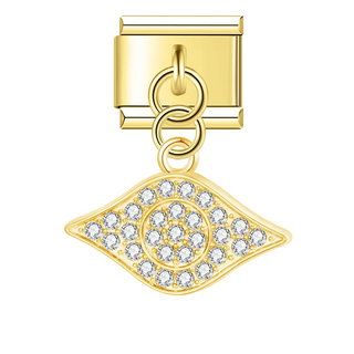 CHARM COLGANTE OJO DORADO