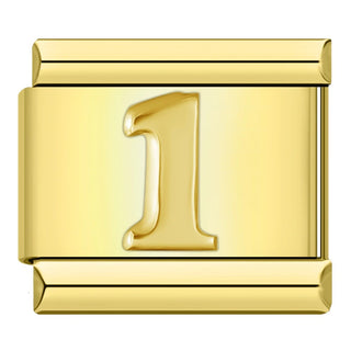 CHARM NUMERO 1 DORADO