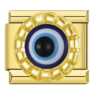 CHARM OJO TURCO BORDE ORO