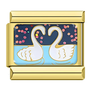 CHARM CISNES DORADO