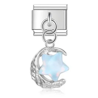 CHARM COLGANTE LUNA ESTRELLA