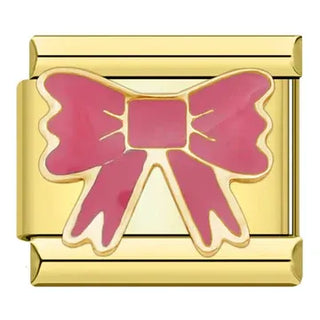 CHARM MOÑO ROSA DORADO