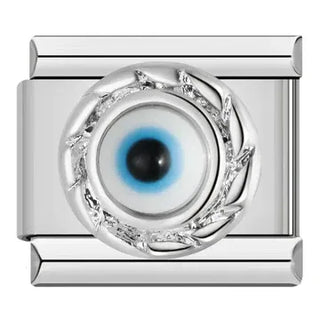 CHARM OJO TURCO PLATEADO