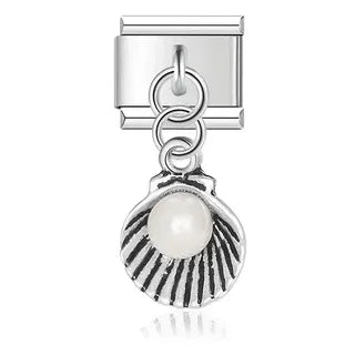 CHARM COLGANTE PERLA MARINA