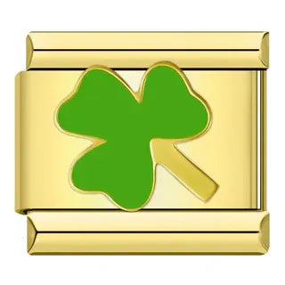 CHARM TREBOL DORADO