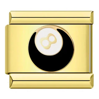 CHARM BOLA 8 DORADO
